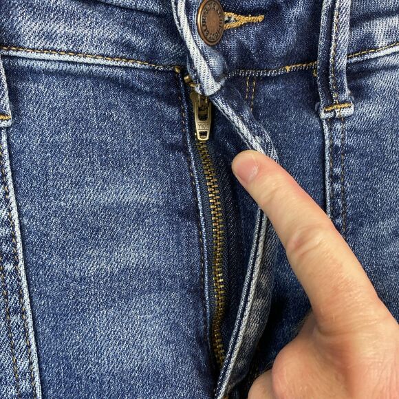 Judy blue‎ jeans women's 5 | 27x30 medium wash cargo jogger jb88779 no string - Picture 5 of 15